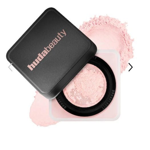 Huda Beauty Loose Setting Powder – Oil Control, Lightweight & Smooth Finish Pressed Powder with Concealing Effect