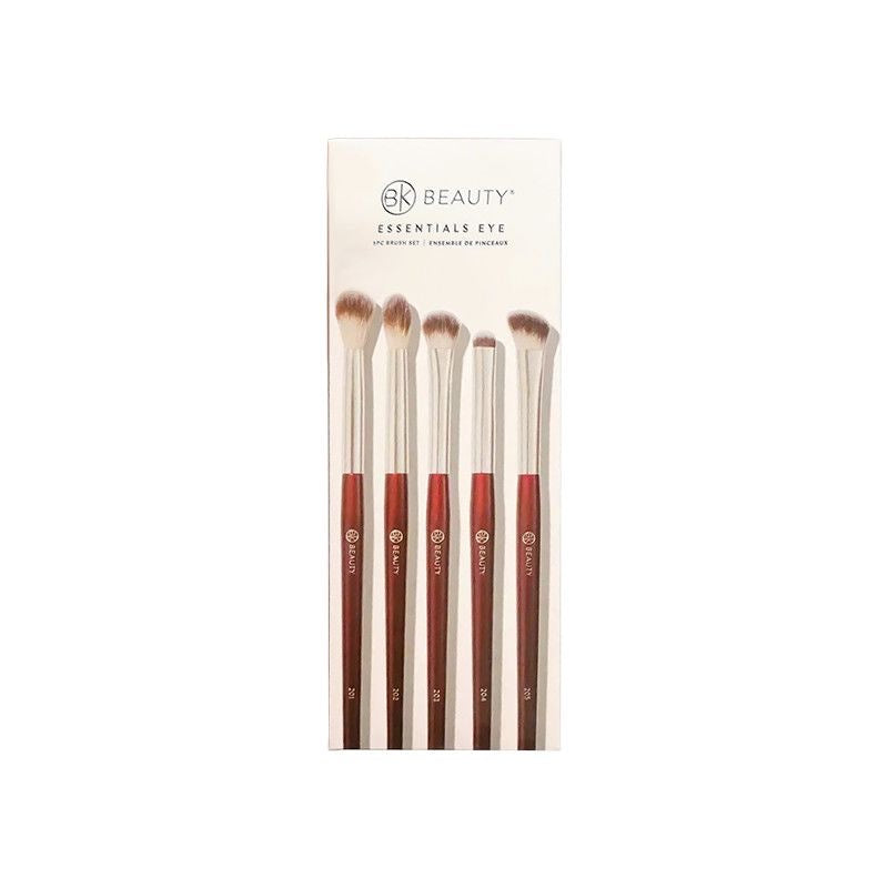 Imported U.S. BK Beauty Professional Makeup Artist Eye Brush Set – 5-Piece Eyeshadow Brush Kit for Blending, Color Application & Detail Work