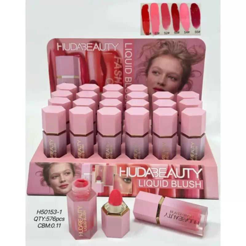 Huda Beauty Long-Lasting Blusher – Waterproof, Moisturising & Smooth Fine Powder for a Natural Sculpted Glow