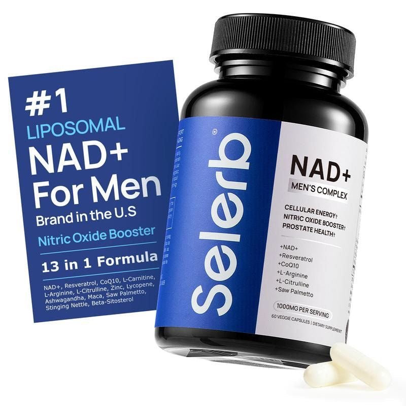 NAD supplement capsules for men