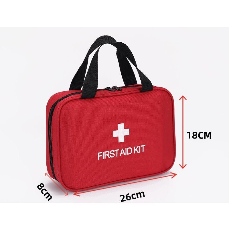 Portable travel medical kit, compact first aid kit for students, portable medical storage bag, waterproof lifesaving emergency kit, emergency epidemic prevention bag