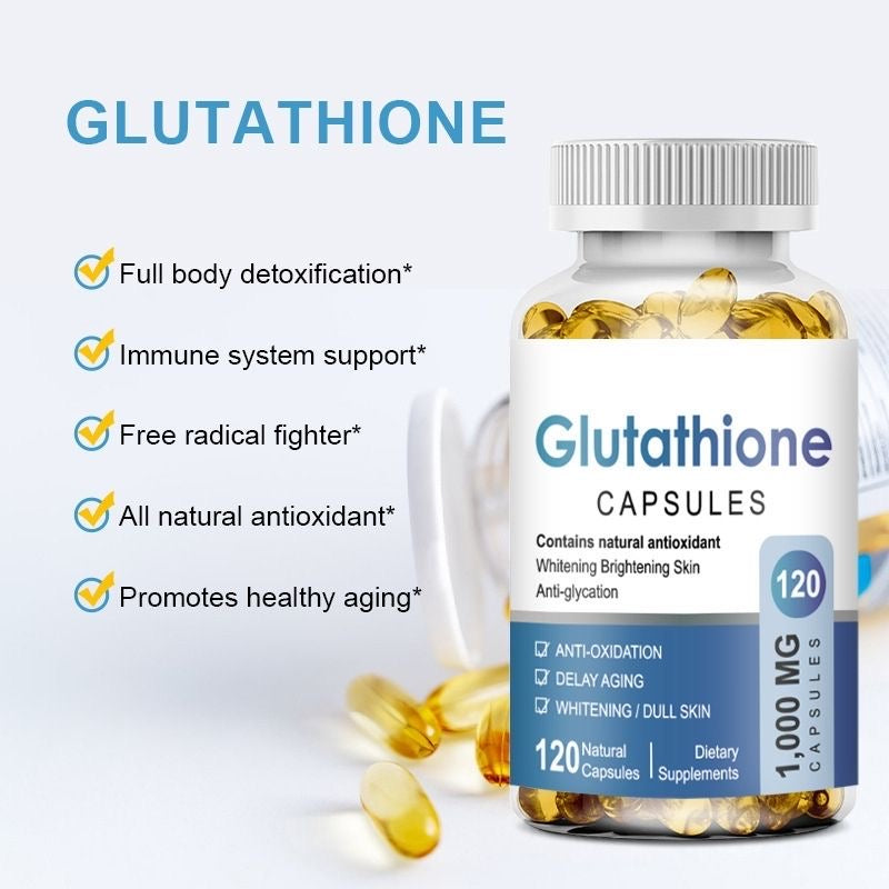 glutathione soft capsules, 120 capsules, antioxidant supplement