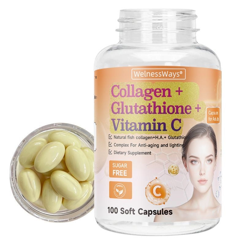 Whitening Supplement Softgels with L-Glutathione