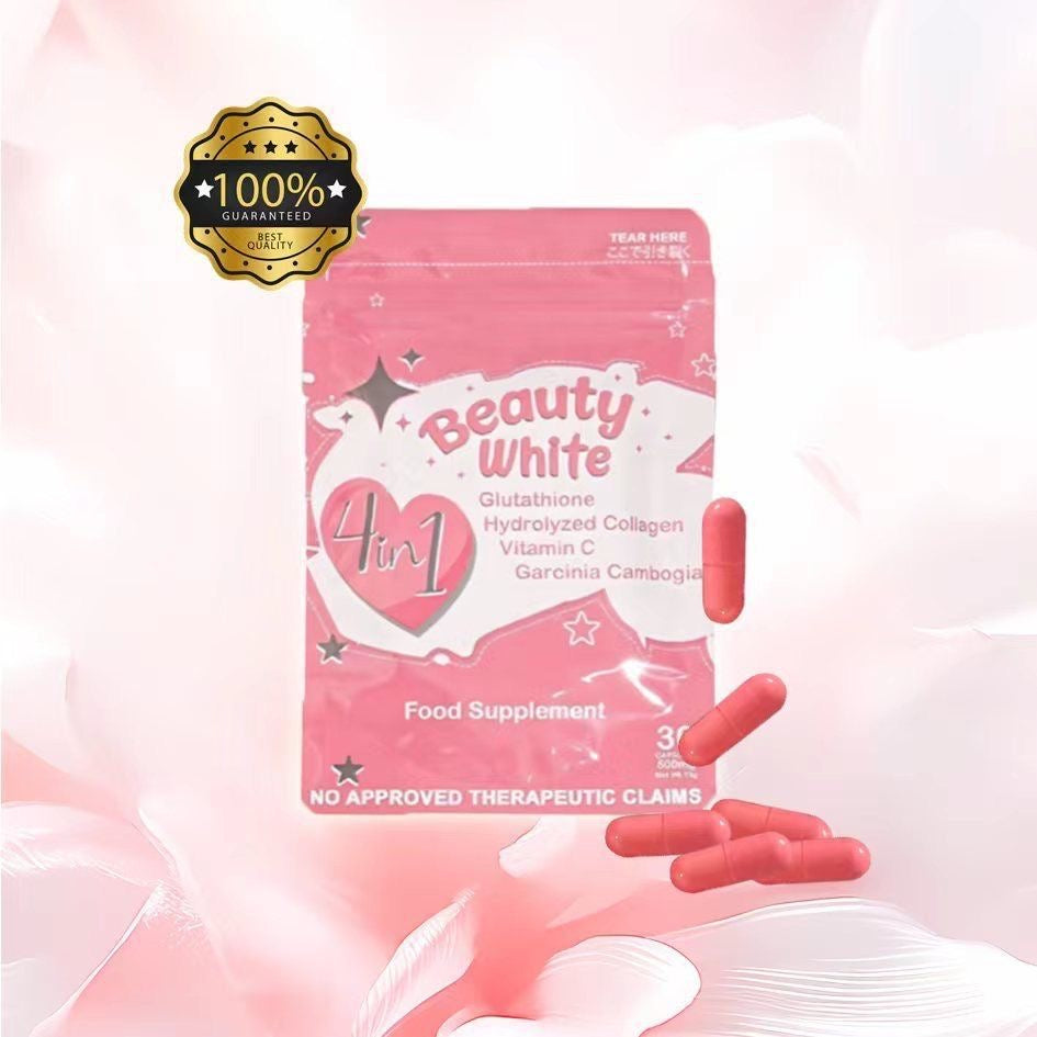 Beauty White Capsule 4-in-1 Glutathione & Collagen Capsules 3 PCS