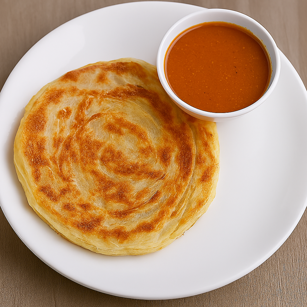 Roti canai kuah kari
