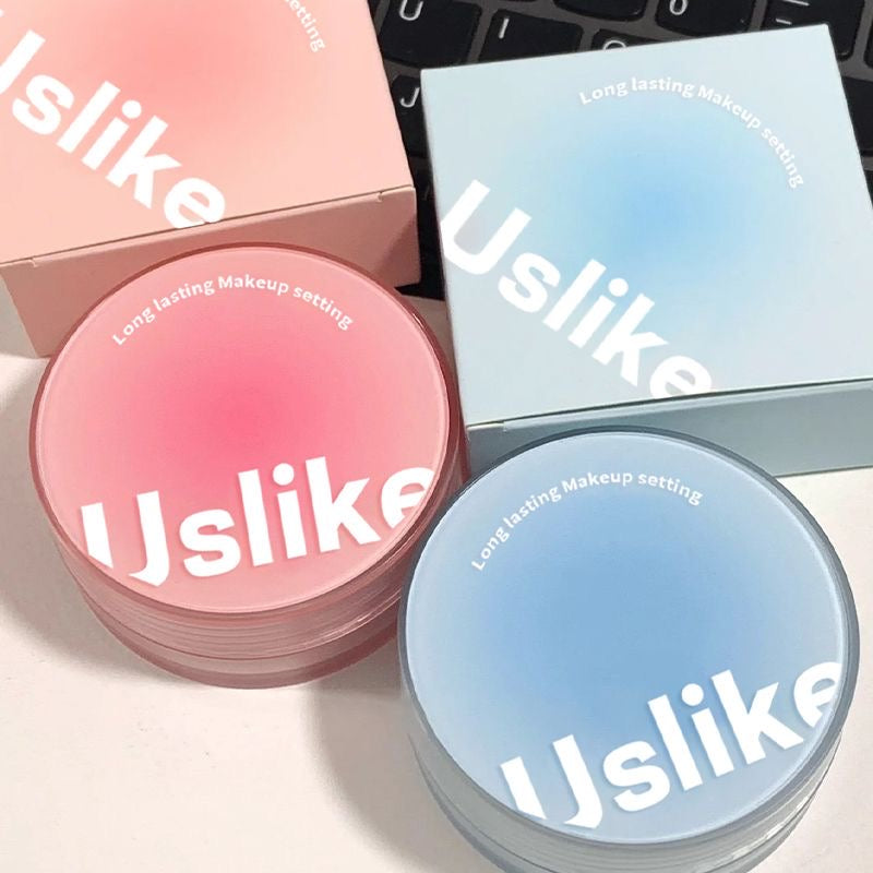 The perfect early-morning commute essential! Jelly loose setting powder for students — long-lasting makeup hold, oil control, smoothing effect, and baked finishing powder.