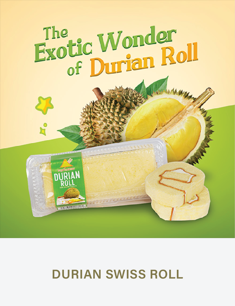Durian swiss roll