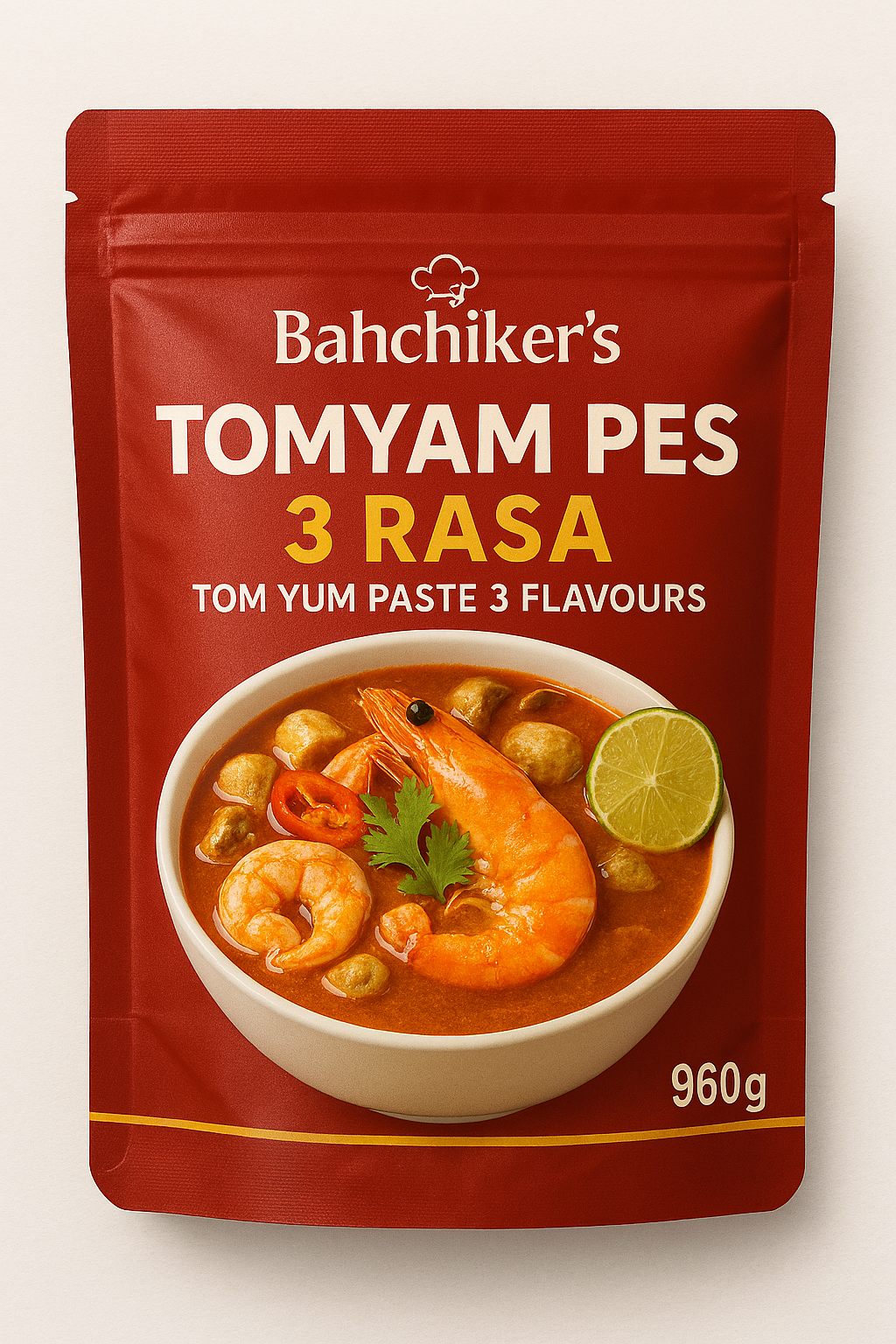 Pes tomyam 3 rasa 960 gram