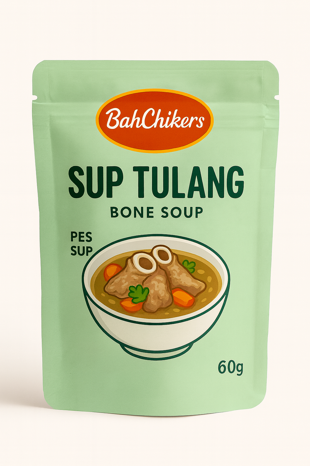 Pest sup tulang bahchikers 60 gram