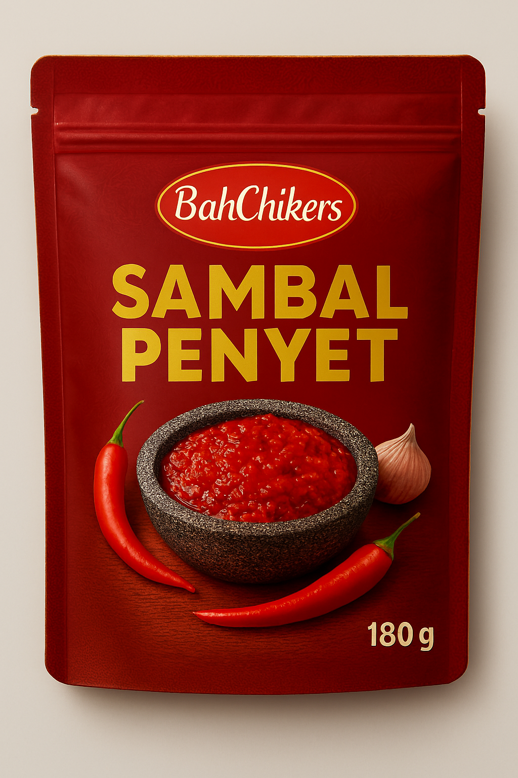 Sambal Penyet bahchikers 180 gram