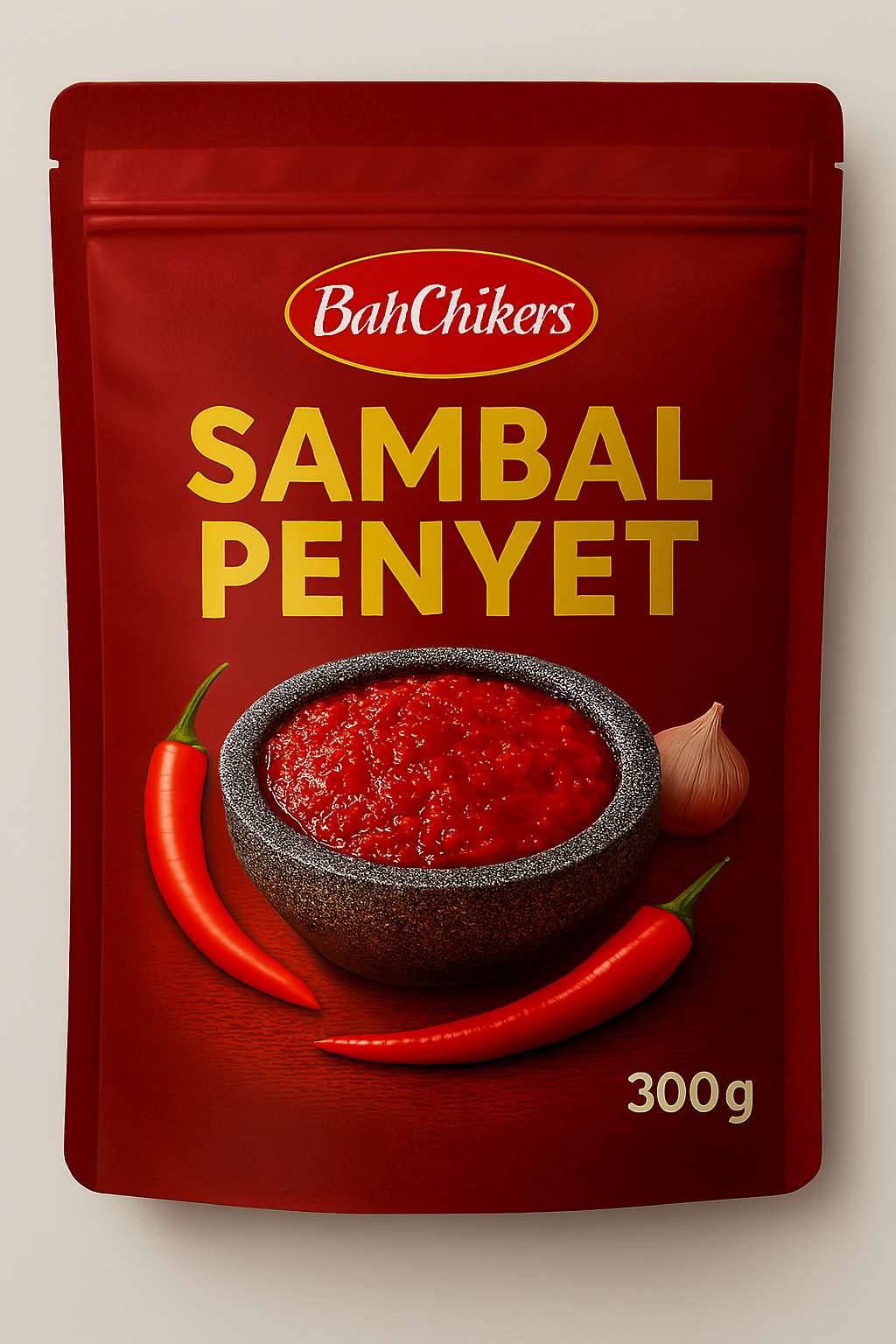 Sambal penyet bahchikers 300 gram