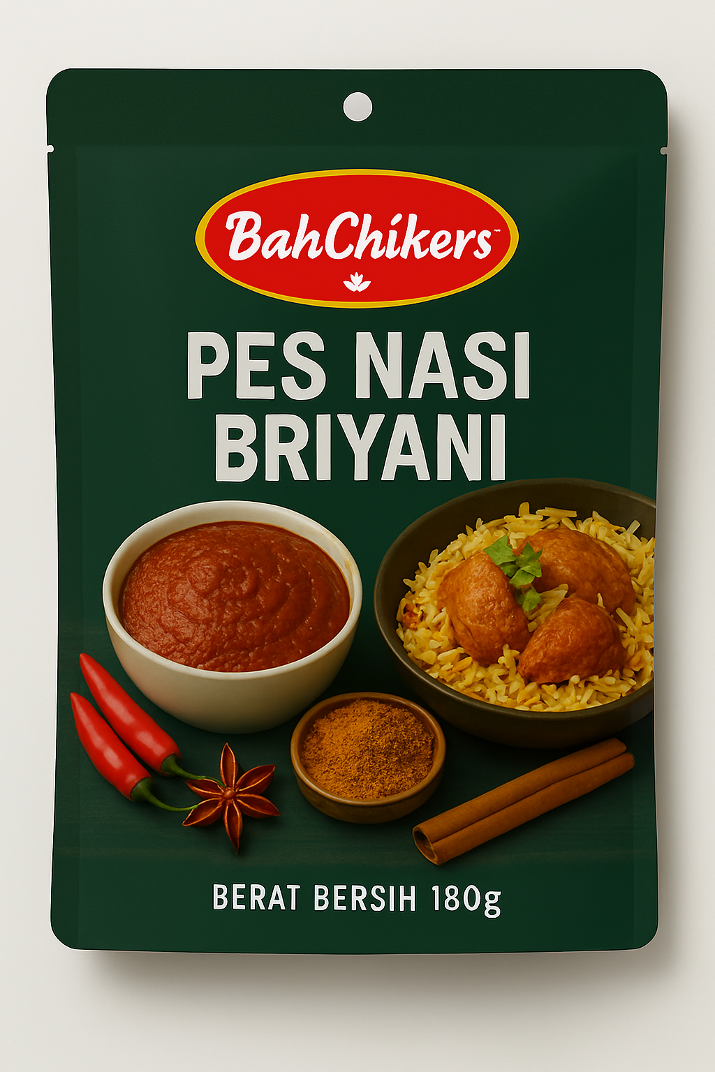 Pes Nasi Briyani 180 gram