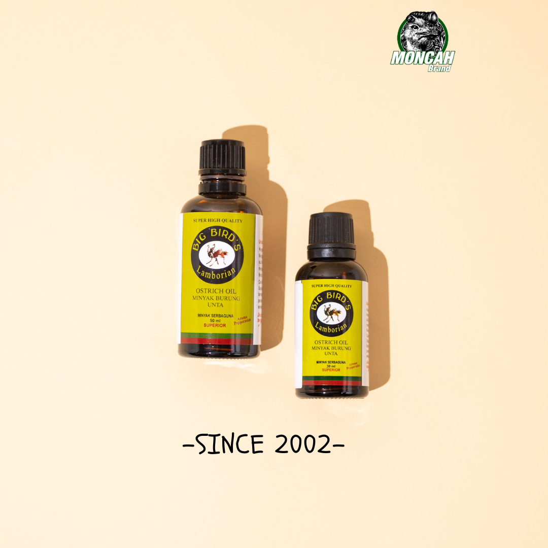 MONCAH OSTRICH OIL MULTIPURPOSE (AROMA PEPPERMINT)