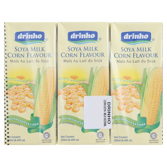 DRINHO CORN SOYA MILK 250MLX6