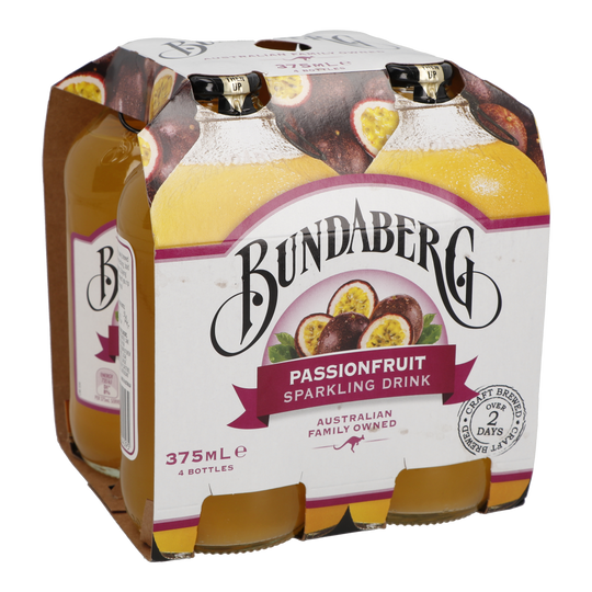 BUNDABERG PASSION FRUIT 375MLX4