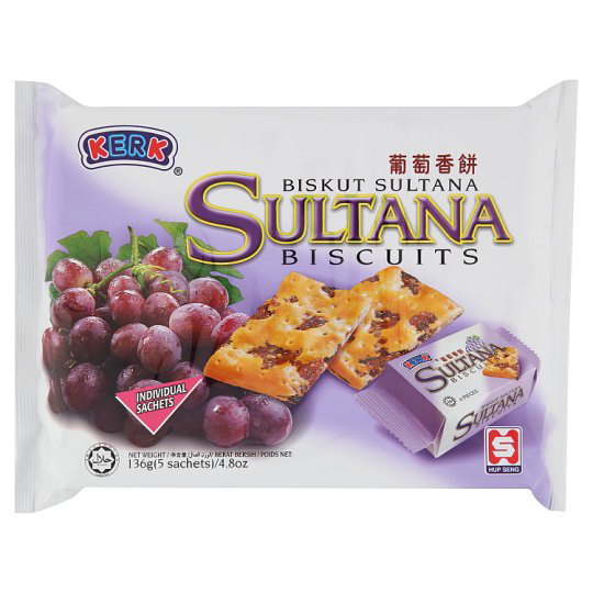 KERK SULTANA BISCUIT 136G