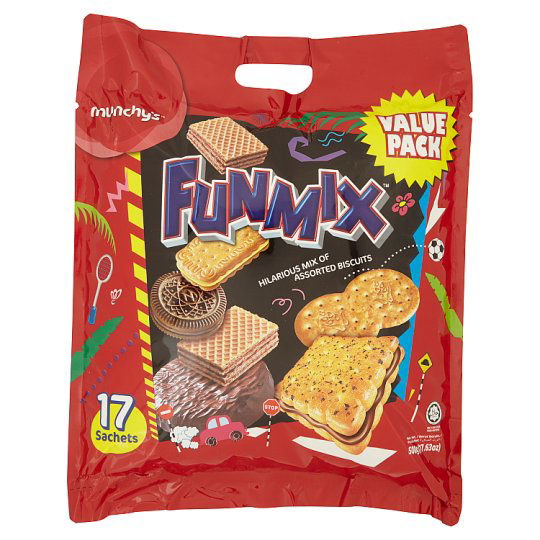 MUNCHYS FUNMIX ASSORTED BISCUITS 500G