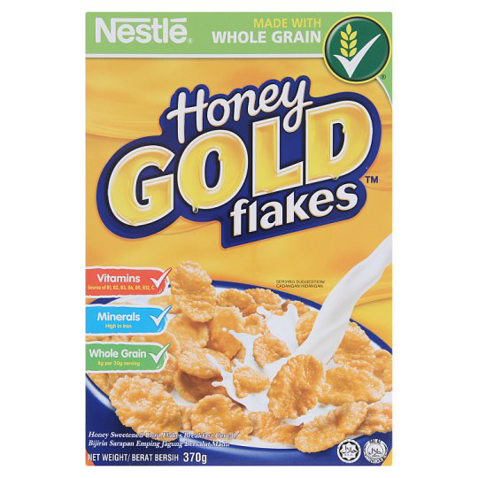 HONEY GOLD FLAKES CEREAL 370G