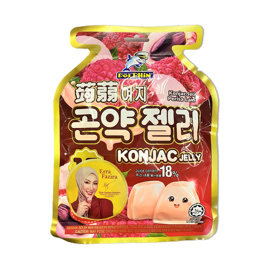 DOLPHIN KONJAC JELLY LYCHEE 300G