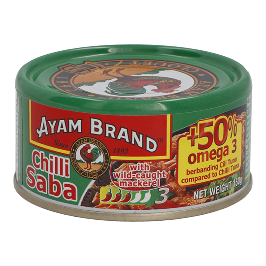 AYAM BRAND SABA CHILLI 160G