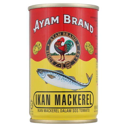 AYAM BRAND MACKEREL IN TOMATO SAUCE 155G
