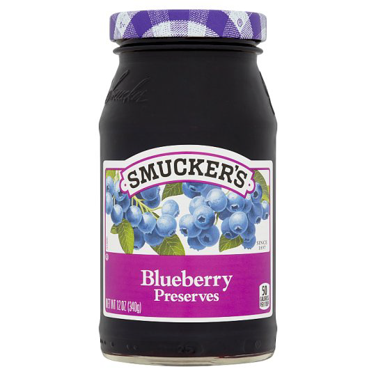 SMUCKERS REGULAR JAM BLUEBERRY 340G