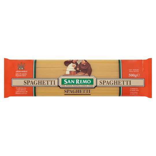SAN REMO SPAGHETTI NO. 5 PASTA 500G