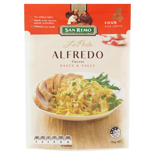 SAN REMO LA PASTA ALFREDO 120G