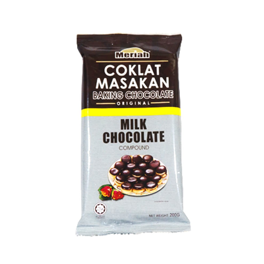 MERIAH MILK BAKING CHOCOLATE 200G