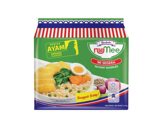NUMEE INSTANT NOODLE CHICKEN 5X75G
