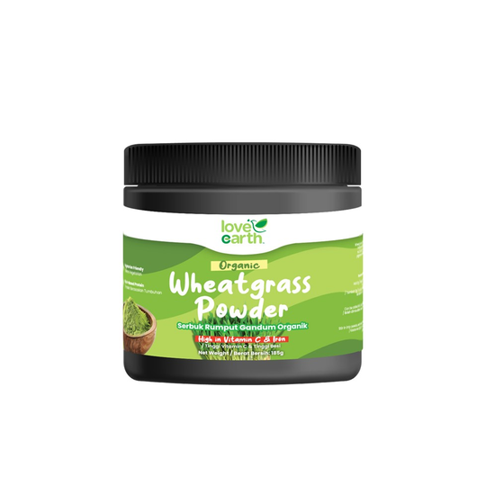 LOVE EARTH ORGANIC WHEATGRASS POWDER 185G