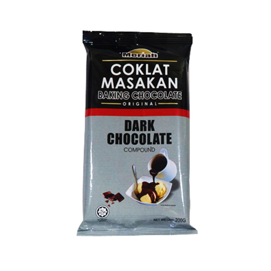 MERIAH DARK BAKING CHOCOLATE 200G