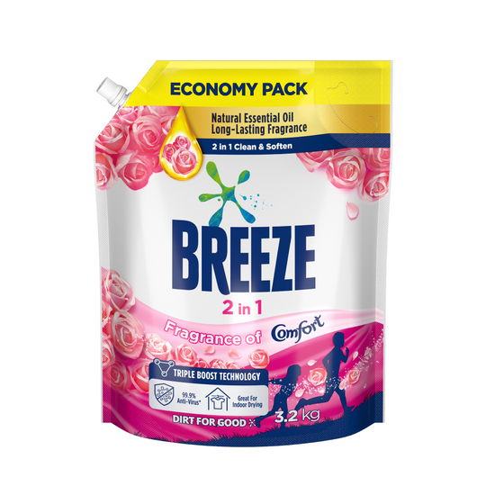 BREEZE LIQUID FRAGRANCE OF COMFORT REFILL PACK 3.2KG