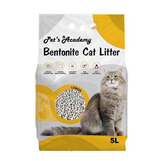 PET'S ACADEMY CAT BENTONITE 5L LEMON 3.5KG