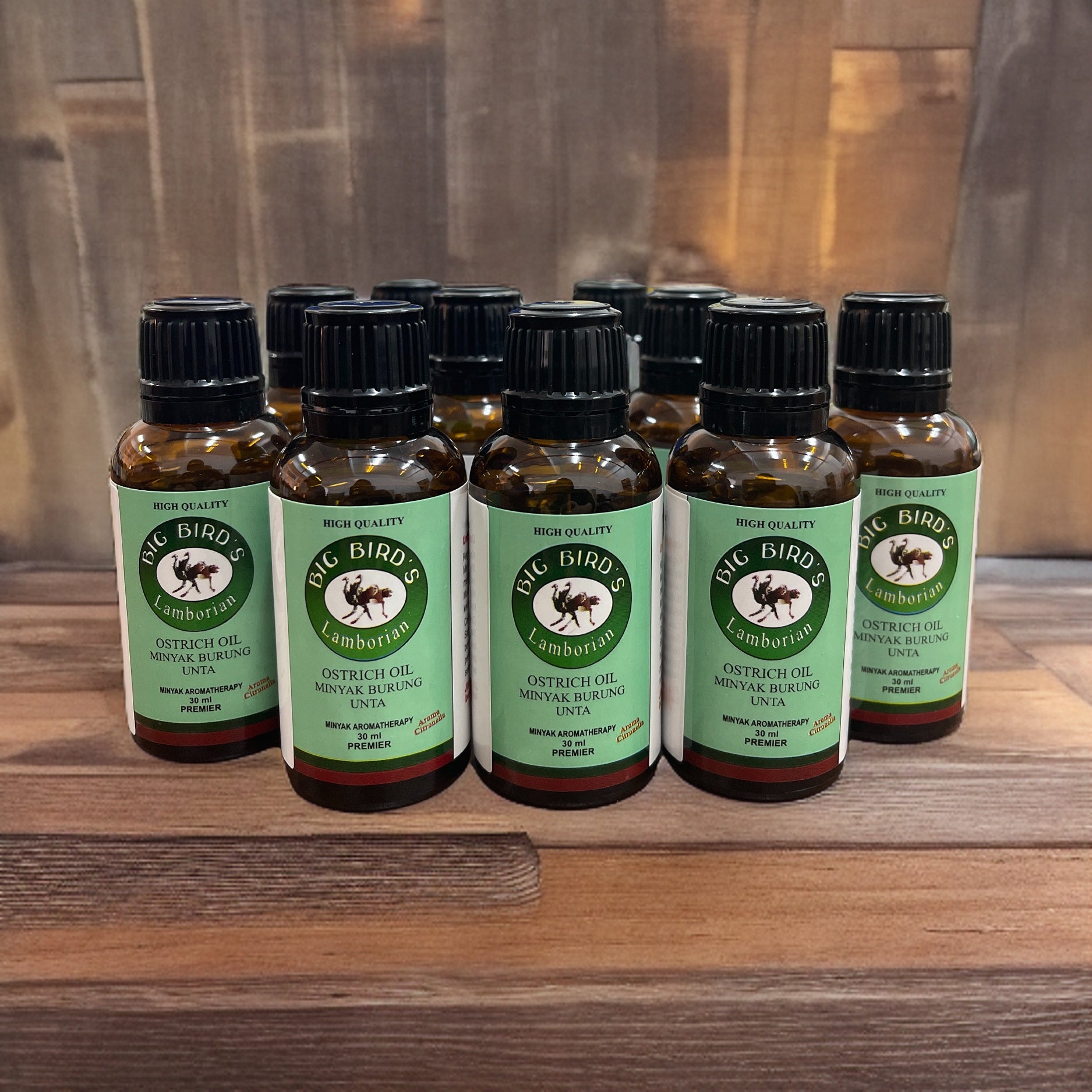 Minyak Aromatherapy Serai Wangi 10 Botol Kaca x 25ML