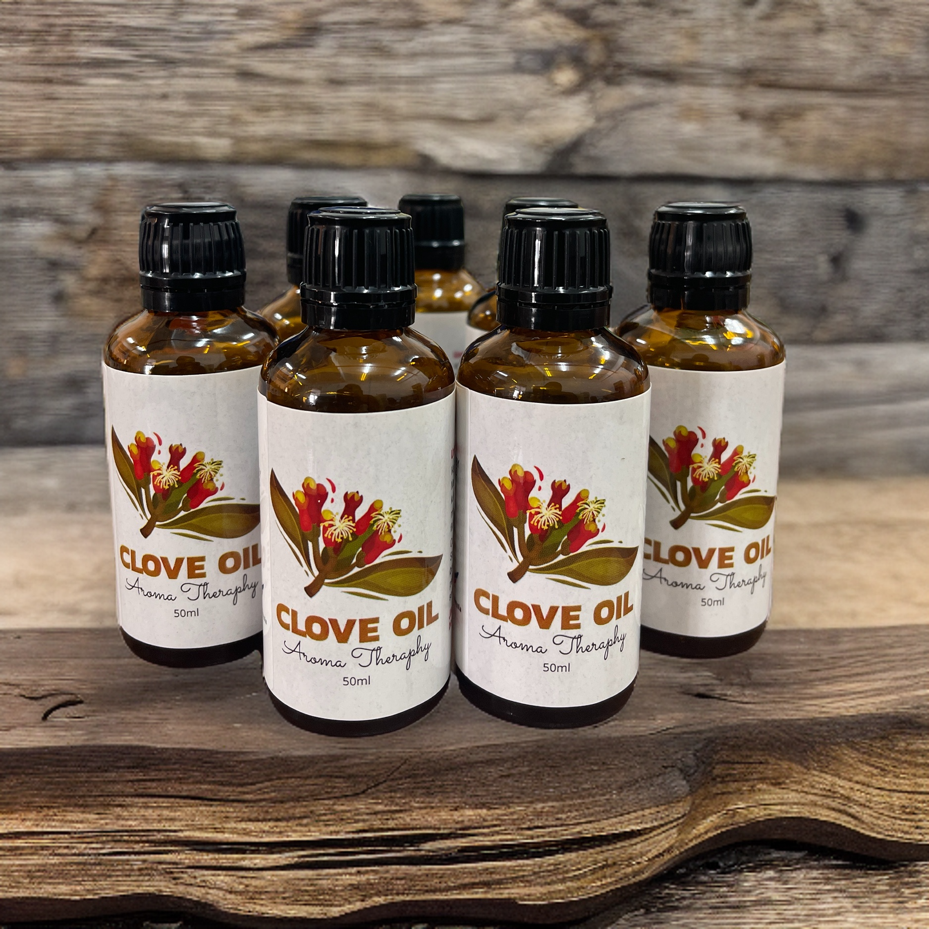 Minyak Cengkih 7 Botol Kaca X 50ML